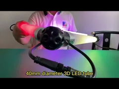 DMX RGB Digital 360 องศาหลอดไฟ LED ส่องสว่าง 3D Effect Lifting Ligh