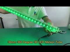 Madrixs เส้นผ่านศูนย์กลาง 30 มม.360 ดู 3D Magic Bar Club FALLING Star DMX 3D RGB LED ดาวตกหลอด LED Pixel T