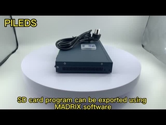برنامج Madrixs Sd 12 منفذًا مع بطاقة SD SPI وحدة تحكم LED Artnet DMX تحكم غير متصل LED rgb