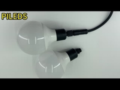 360 องศา rgb พิกเซลโปรแกรมกันน้ํา 3D dmx / SPI 80mm LED พิกเซลลูกบอลจุดแสง