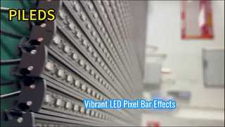 แถบพิกเซล LED LED MI BARS ไฟเวที SPI DMX RGBW